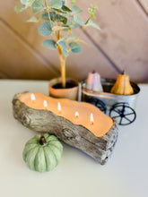 Load image into Gallery viewer, Driftwood Ceramic Candle Log